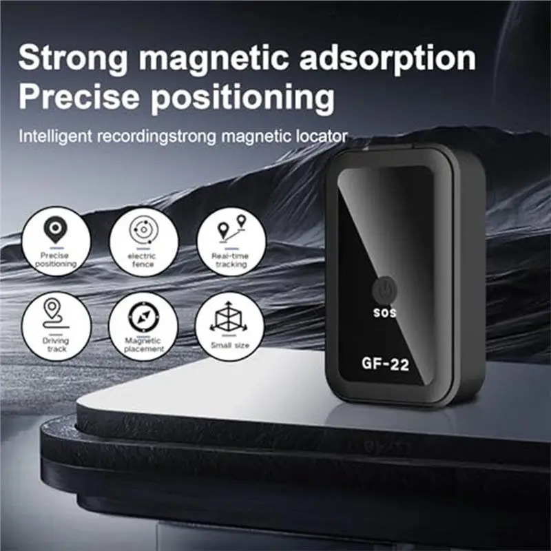 Smart-GPS Tracker Mini per veicoli, GPS per auto portatile Localizzazione in tempo reale Monitoraggio della copertura globale completa per bambini, cani
