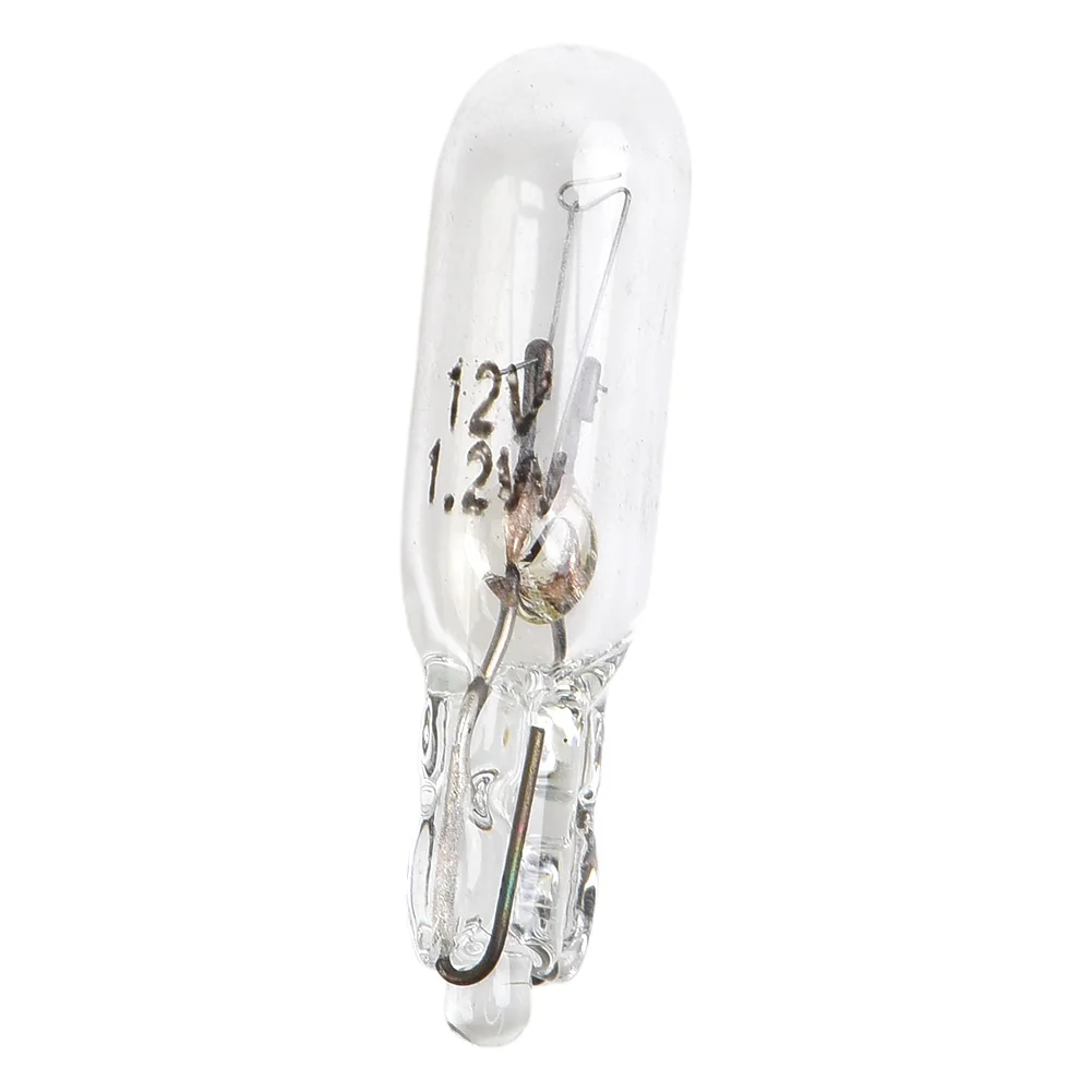 Juego de bombillas para salpicadero de coche, luz blanca cálida, tipo bombilla de cuña, T5 286, 20 piezas, 12V, 1, 2W, cristal de cuarzo, Tecnología