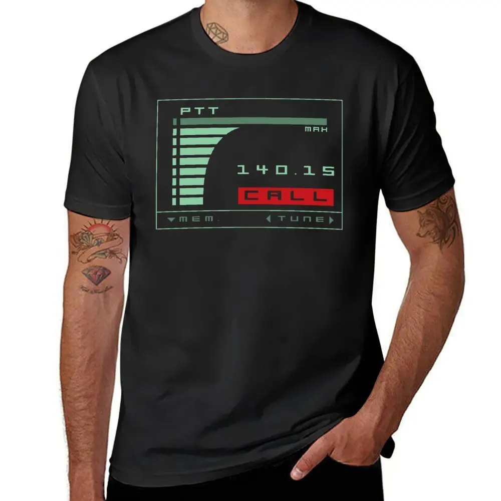 Metal Gear Solid Codec Screen Inspired B T-shirt Harajuku Movement Tees Unique Leisure Humor Graphic USA Size