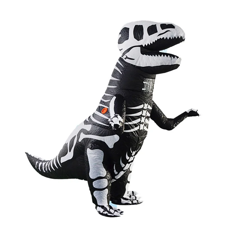 Inflatable Costume Dinosaur Skeleton Carnival Cosplay Fancy Dress Birthday Outfits for