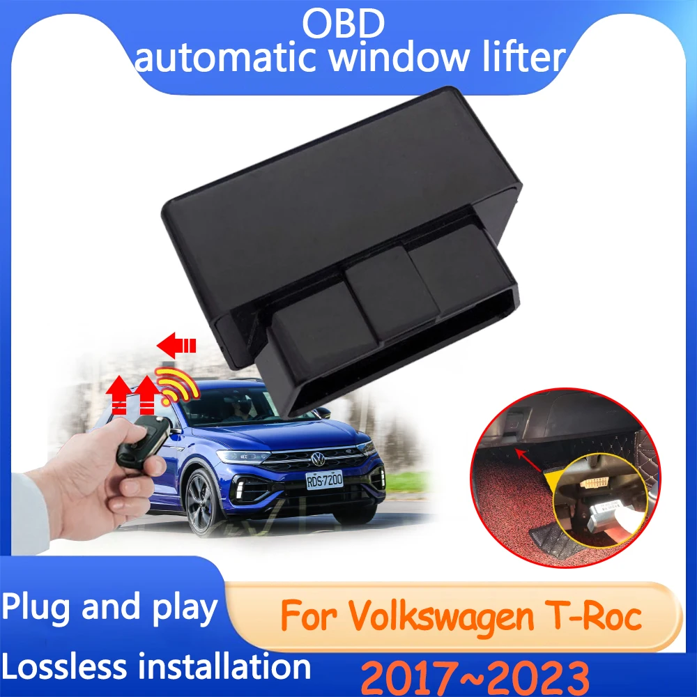 

Car OBD Window Lifting For Volkswagen VW T-Roc TRoc T Roc 2019 2017~2023 Accessories Tuning Automatic Close Sunroof Modification