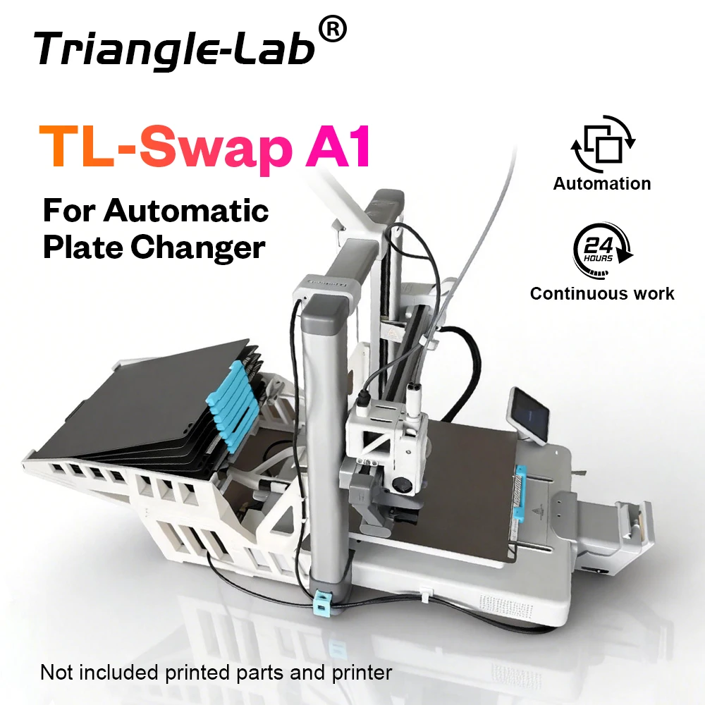 

Trianglelab Swapmod TL-Swap A1 for BambuLab A1 3D Printer A1 Upgrades Automatic Plate Change Kit 3D Printing Farm Automation