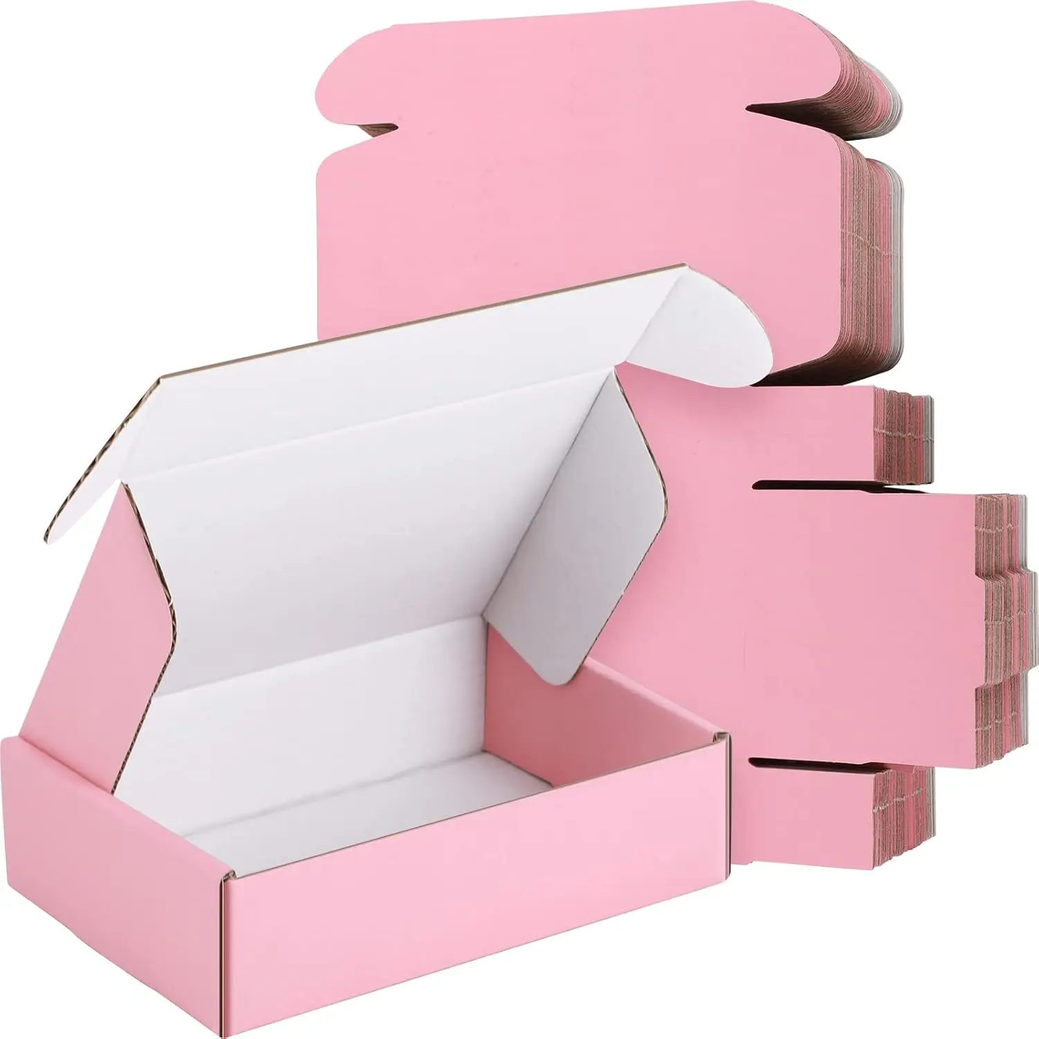 

Corrugated Cardboard Shipping Boxes 50 Pack, 9x6x2.36 Inch Small Mailers for Jewelry Cosmetics Soap