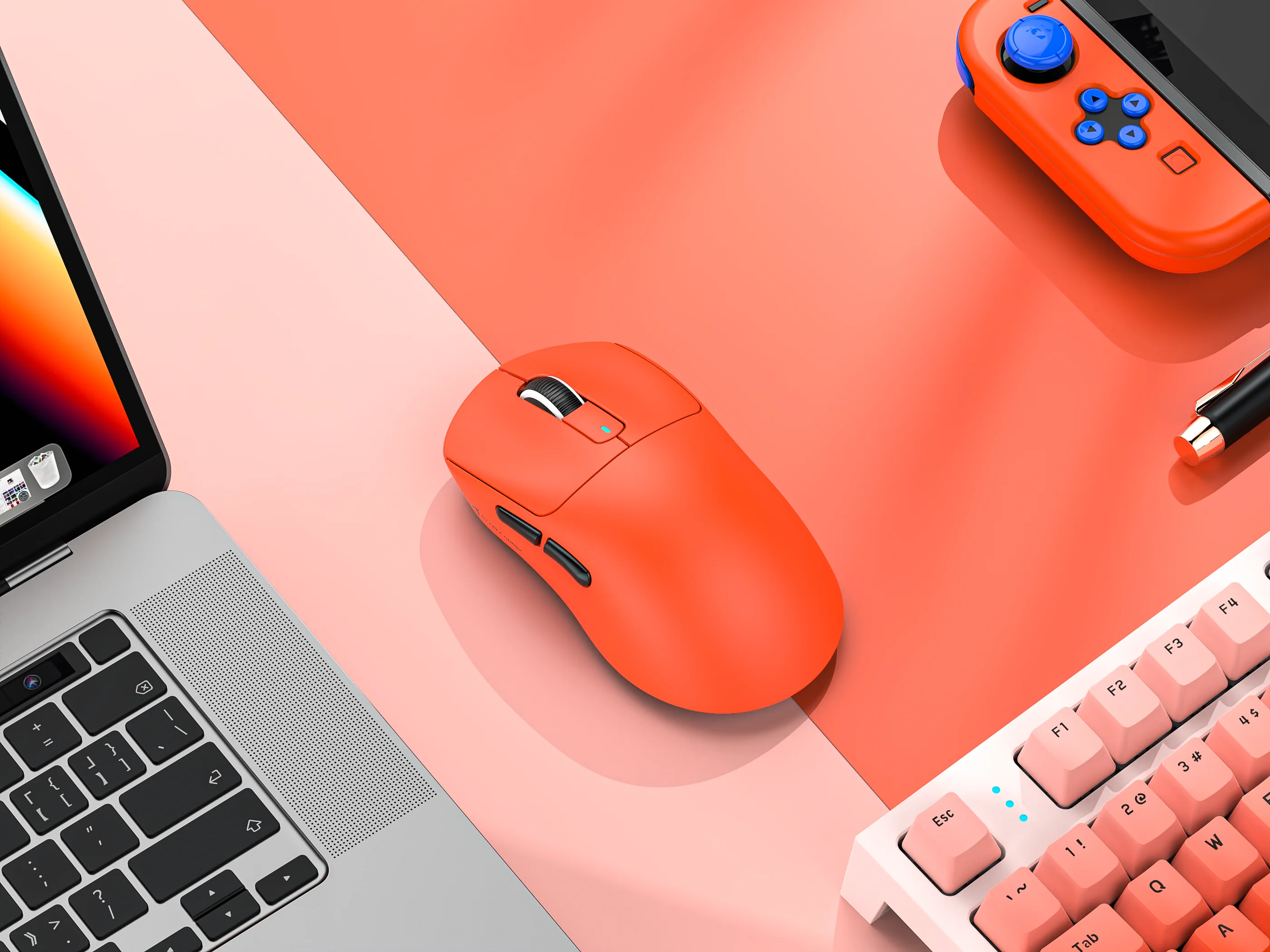 Attack Shark X3orX3Pro PixArt 1K/4K น้ําหนักเบา เมาส์เล่นเกมไร้สายมาโคร 3 โหมด 26K DPI PAW3395 เหมาะสําหรับแล็ปท็อป/Win/Mac