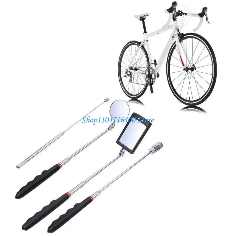 

y1gd 4x Telescoping Pick-Up Tool with 8lb/1lb Pick Up Rod Mirror