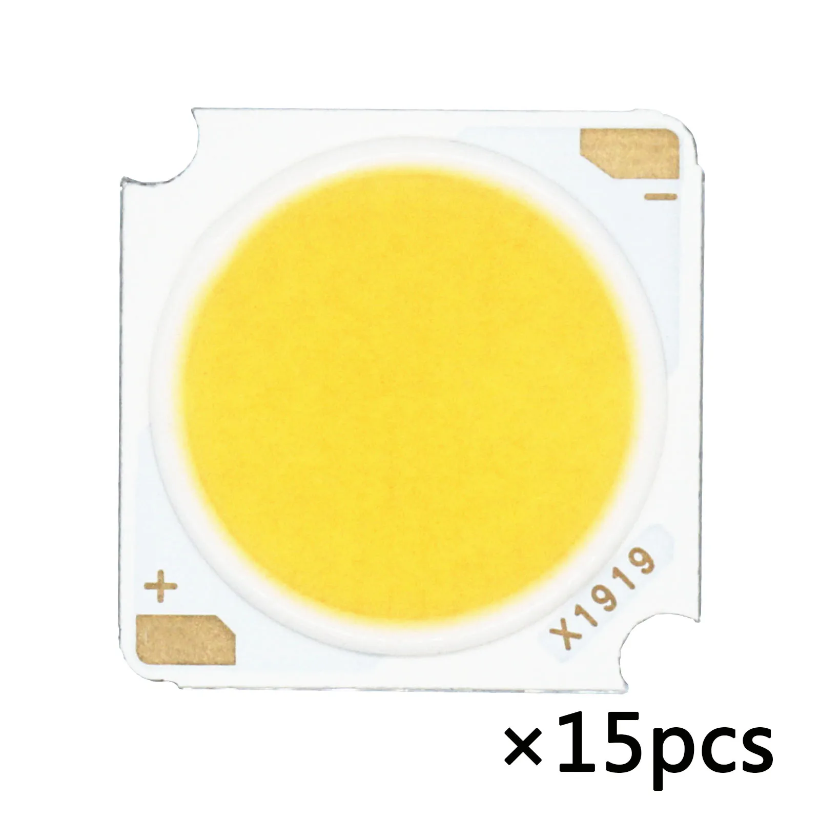 15szt LED COB LED Dioda elektroluminescencyjna LED Źródło Bridgelux Chip 10W 20W 30W 40W 50W 19*19mm CRI≥90 Do reflektorów Downlight DIY