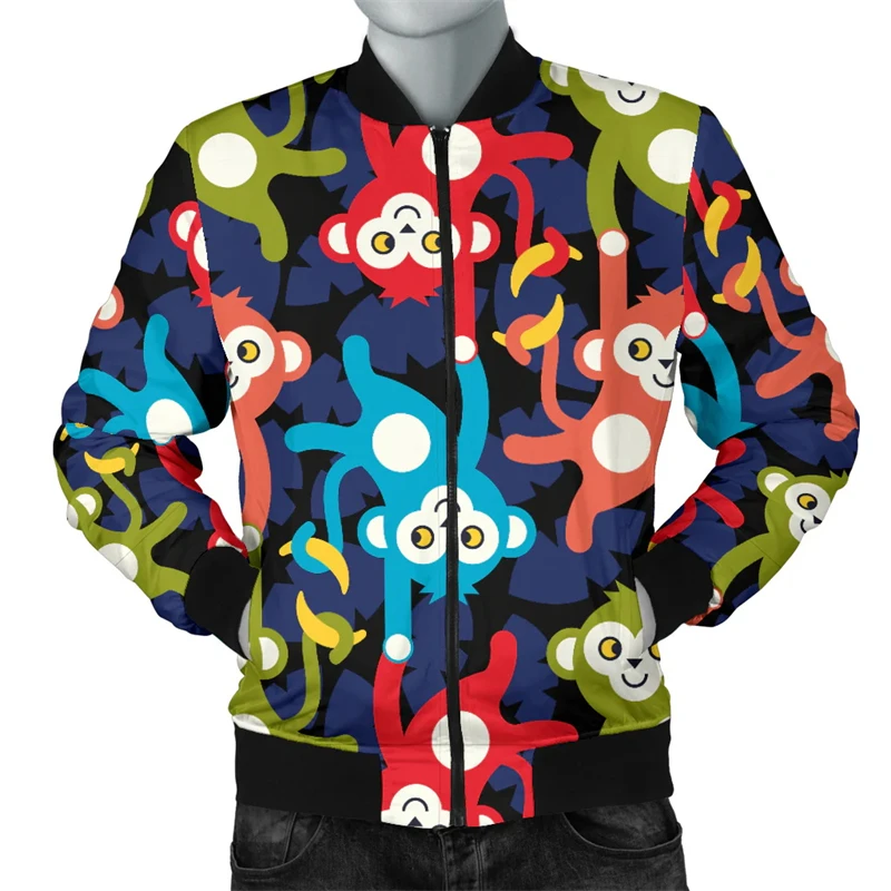 Chaqueta Bomber japonesa con estampado 3D para hombre, chaquetas con cremallera, ropa de calle para niños, envío directo, nueva moda