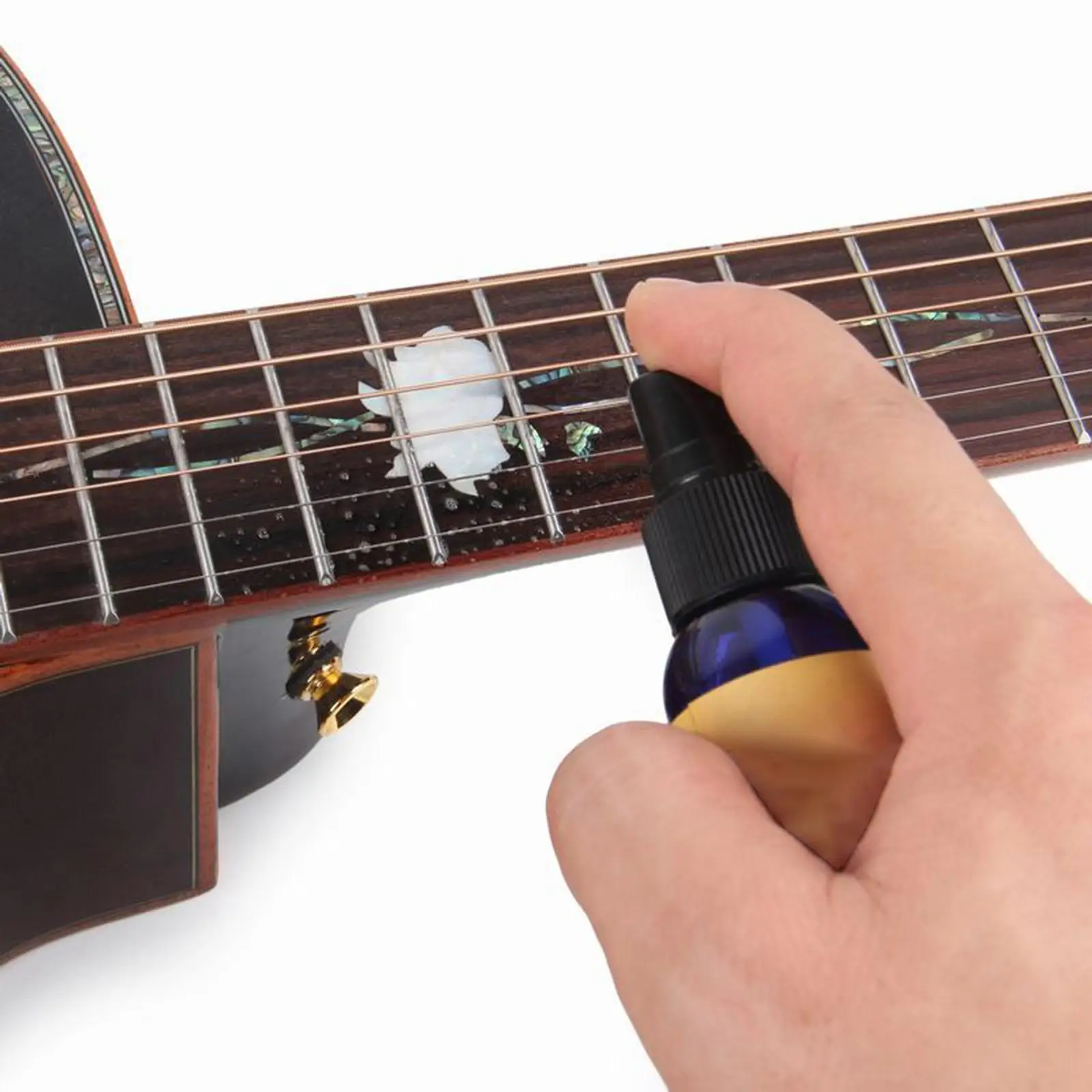Lemon Oil Fretboard Cleaner 60ml Liquid Guitar Fingerboard Care Oil for Ukulele Bass Piano Maintenance Kit