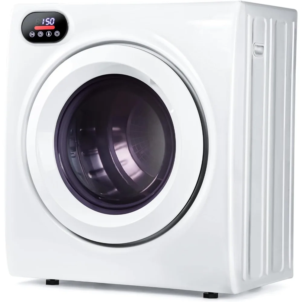 

Euhomy Portable Dryer with Exhaust Hose, Four Drying Functions, Dries Up to 9 lbs of Clothes, 1400w Mini Dryer with Stainless St