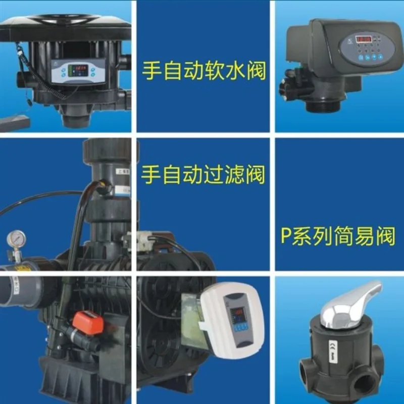 Automatic Multiport Softening Valve, Flow & Time‑Driven Backwash Control Head for Industrial Water Filtration Equipment