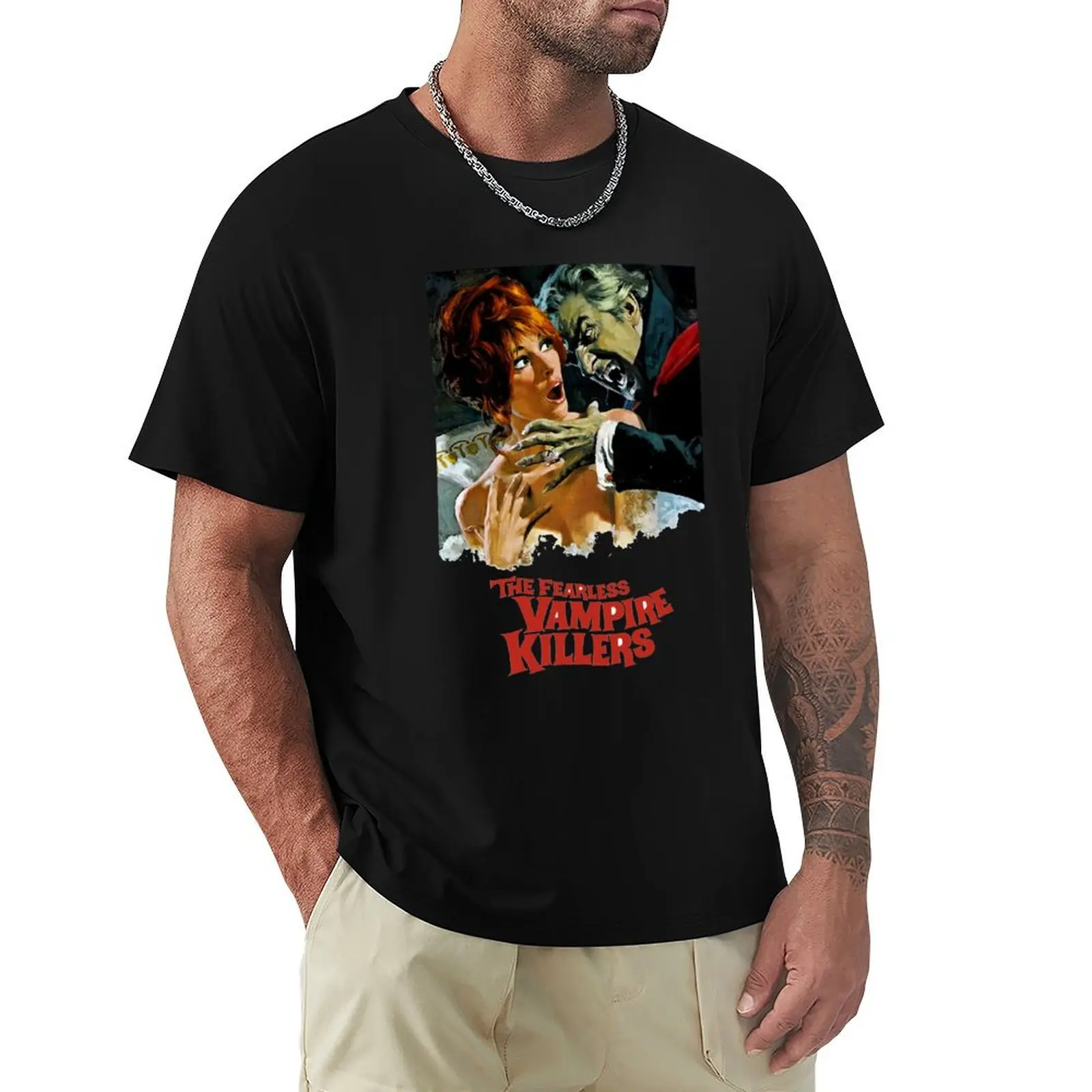 

The Fearless Vampire Killers Horror Scariest Movie T-Shirt valentines boutique clothes animal prinfor boys t shirts men