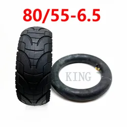 80/55-6.5 Inner and Outer Tyre for Electric Scooter 10 Inch Front and Rear Tire Pneumatic Wheel Replacement Parts