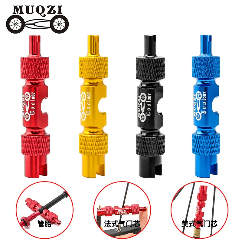 1pc MTB Road Bike Schrader Presta Valve Removal Wrench Multifunction Tire Valve Installation Spanner Valve Core Tool