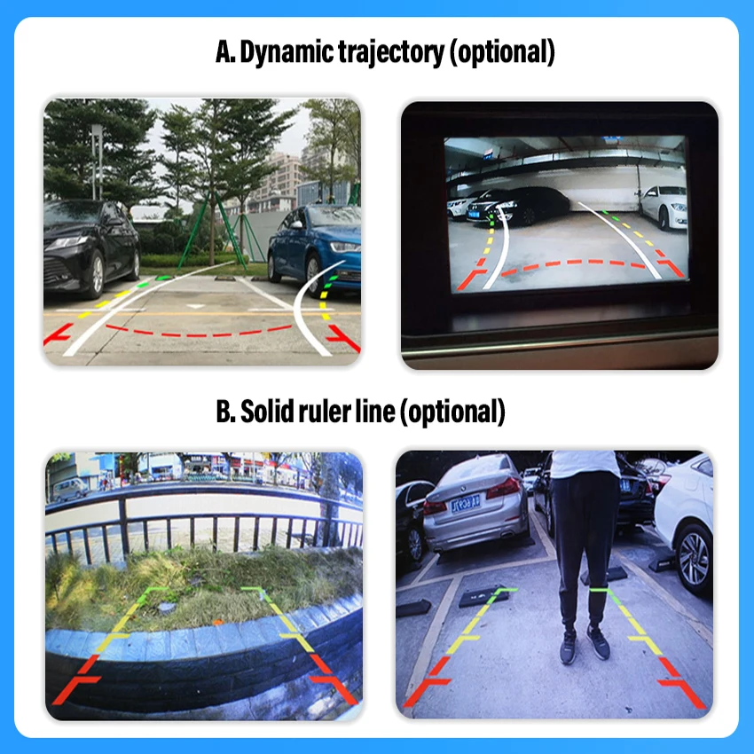 HD جودة عالية RCA 1280*1080 عين السمكة كاميرا الرؤية الخلفية لهوندا CRV 2007 2008 2009 2010 سيارة عكس وقوف السيارات الملحقات #6