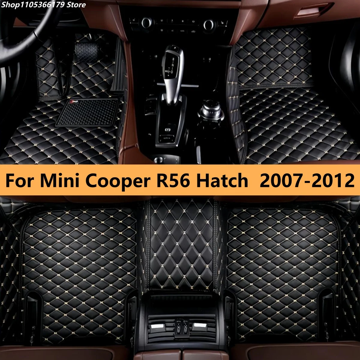 

Custom Car floor Mat Fit For Mini Cooper R56 Hatch 2007 2008 2009 2010 2011 2012 Car Floor Mats For Men Women Car Accessories