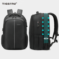Tigernu Backpacks For Men TSA Anti Theft Bag 15.6inch Laptop Backpack Men Travel Backpacks Schoolbag Male Backpack Bags Knapsack