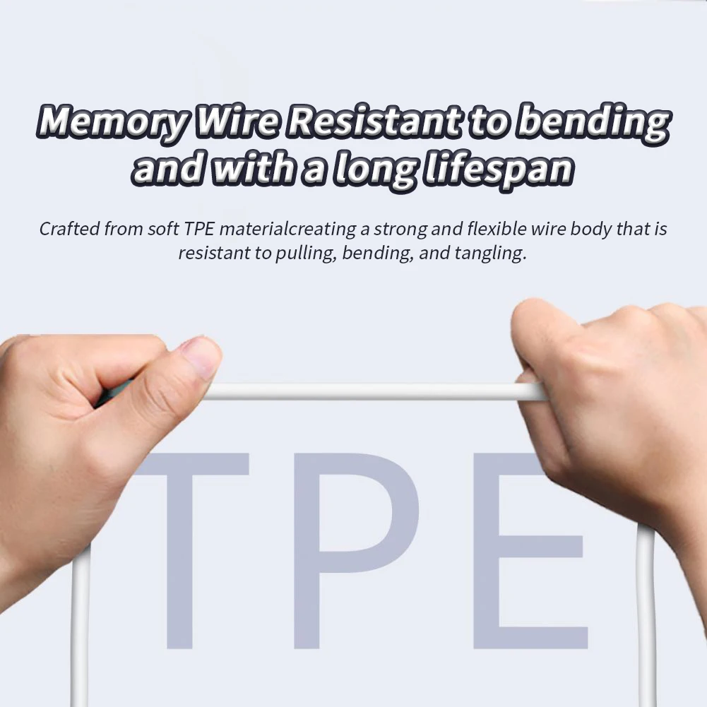 Dual USB Type C Cable 60W PD Fast Charging Cable Dual Plug Type C Charging Cable For Smartphones Tablet Laptop