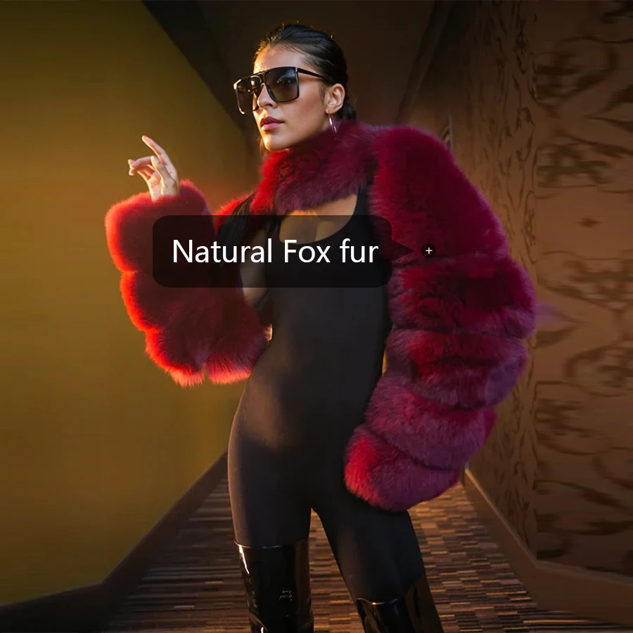 Manga de piel de zorro auténtica para mujer, manga de piel única de zorro plateado, accesorio de piel de zorro Natural para mujer, chaqueta de hombro de piel de alta calidad