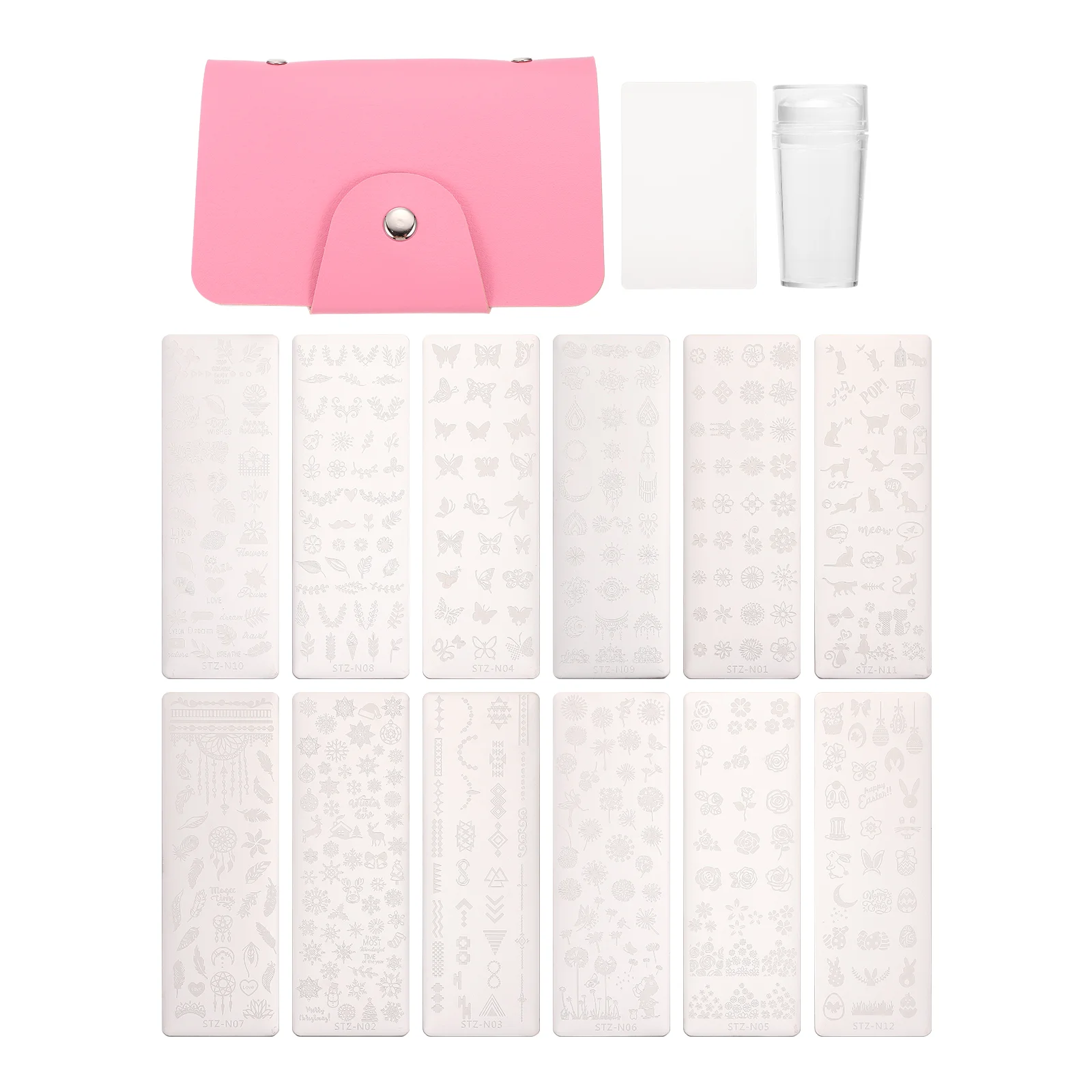 

Nail Printing Plate Creative Stencil Template Stamping Stamper Stampers Stencils Salon Plates Manicure Supply Practical