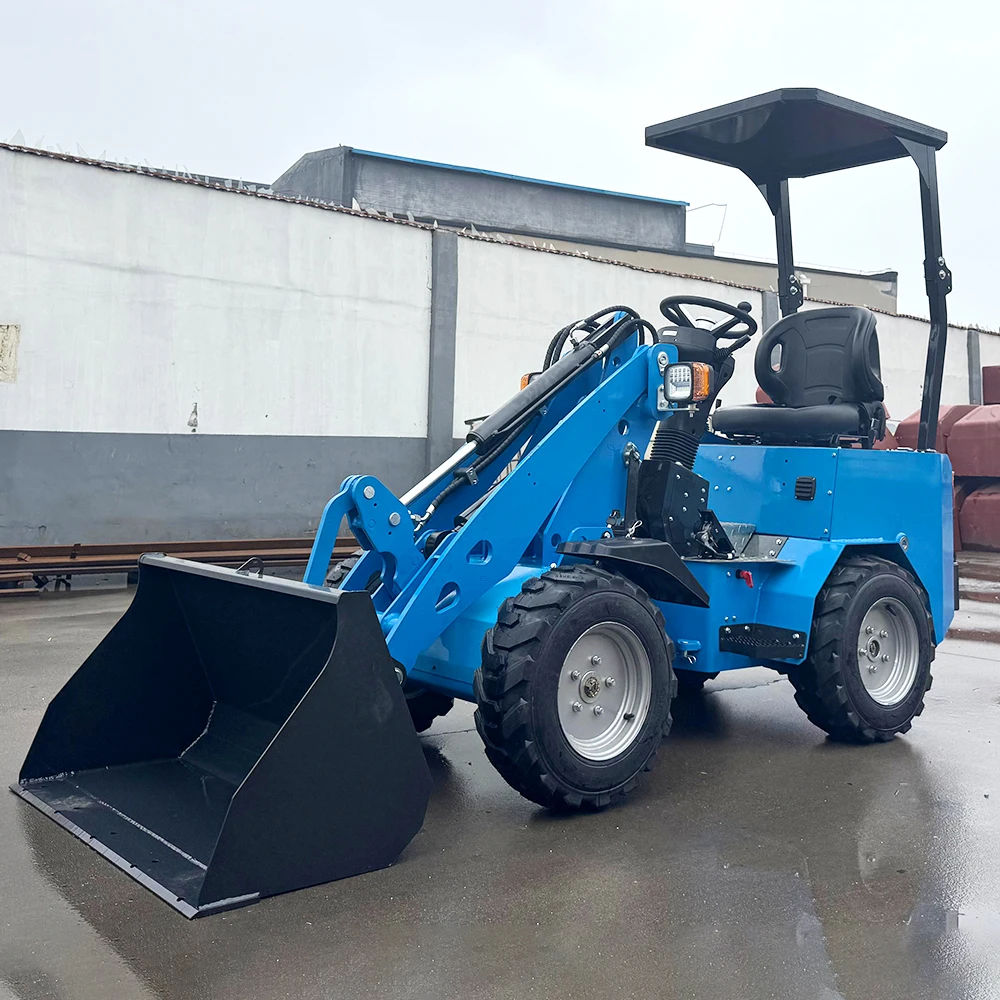 Compact Loader Small Front End Loader Hydraulic Mini Digger Compact Powerful for Farm Agriculture Snow Removal