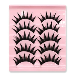 New Style Manga Lashes Natural Korean Fashion False Lashes Cosplay Anime Eyelashes Wet Lashes Extension Makeup