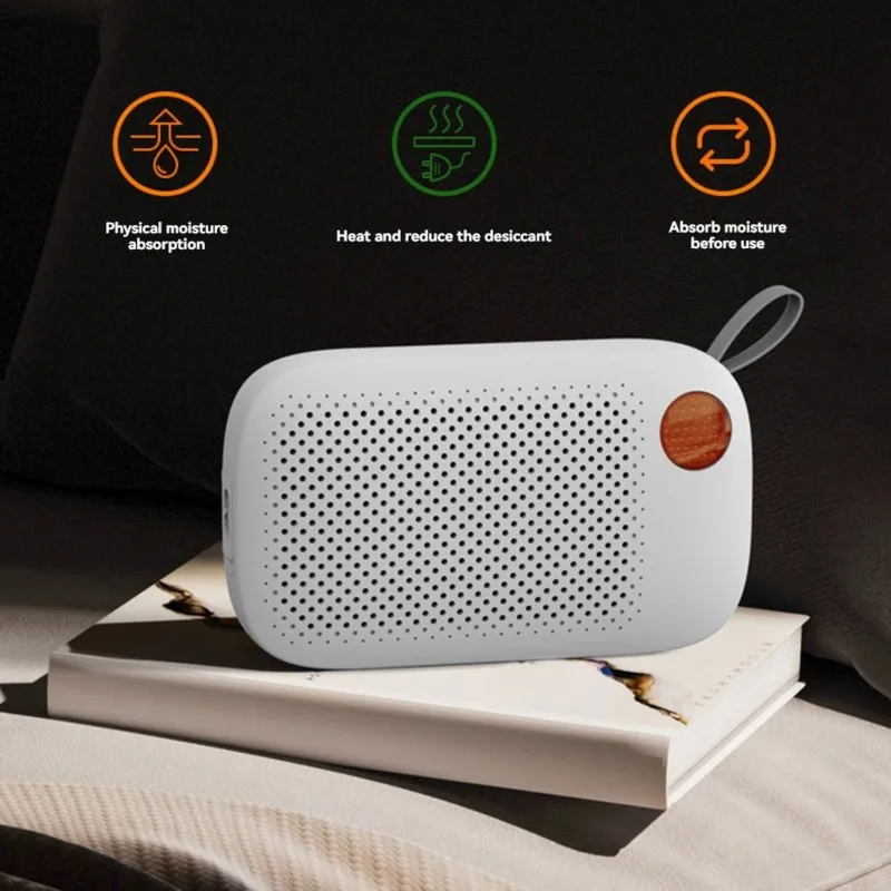AC39-Compact Dehumidifier For Small Spaces - Wireless, Multi-Standard, 1L Capacity US Plug