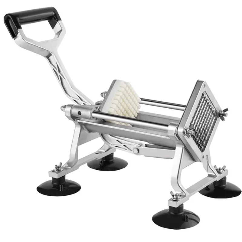 قطاعة بطاطس تجارية احترافية مع أقدام شفط مجموعة كاملة للبطاطس الحلوة والجزر واليام