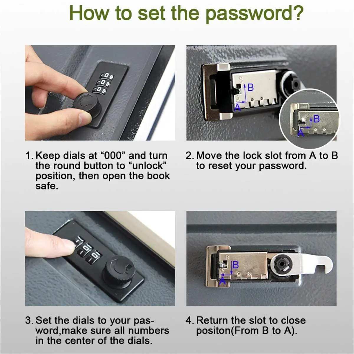 Diversion-Safes Portable Book-Safe Box with Key-Lock Hidden Safe-Book Perfect for Home Travel Dorm Store Money Jewelry Phone