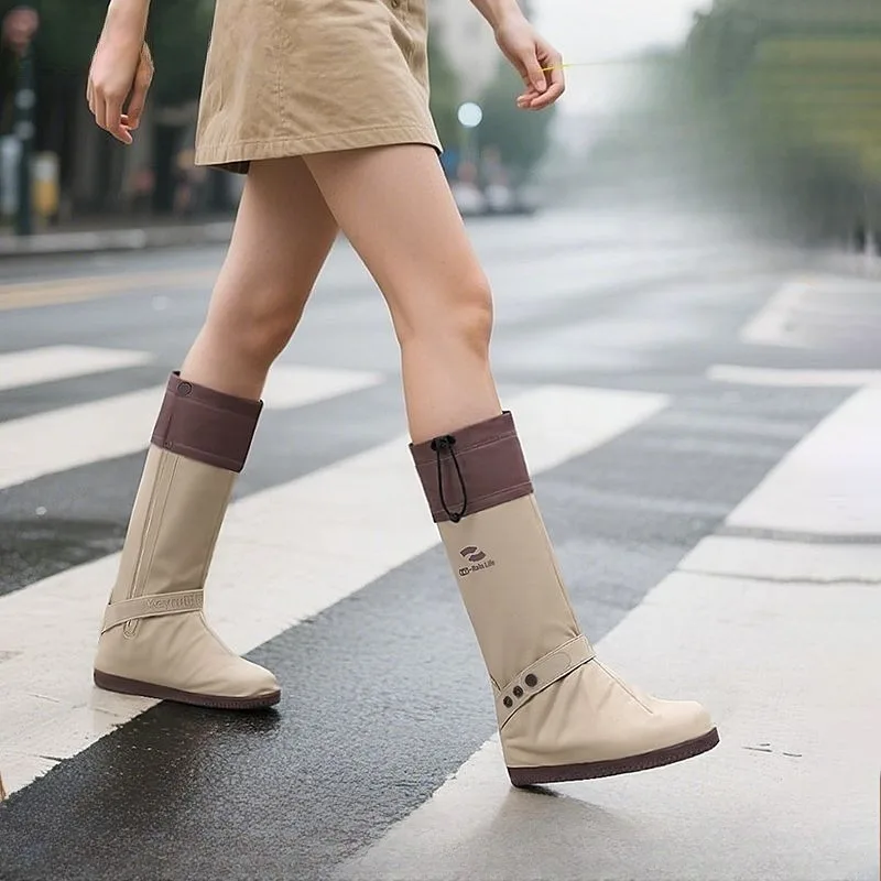 

Cubre Calzado Impermeable Waterproof Slip-Resistant Overshoes,Portable Rain Shoe Covers for Outdoor Hiking Trekking