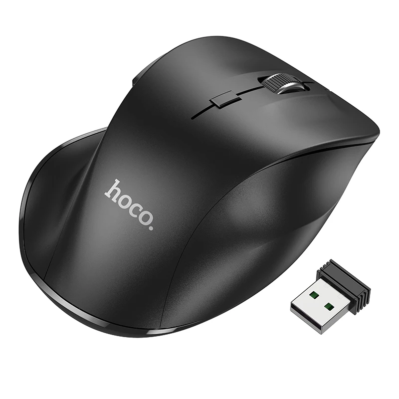 HOCO GM24 dual-mode Termelőüzem Szikratávirát ergonomic Egér 2.4g/bluetooth 6D Szállodai küldönc 1600 DPI USB Játék Számítógépes Egér számára PC Notebook