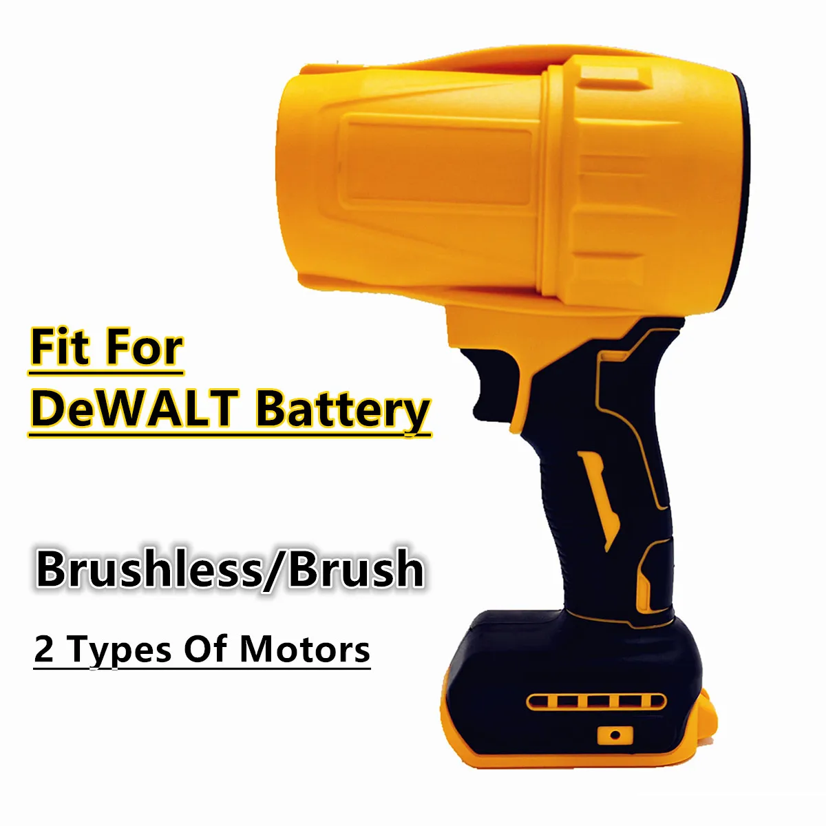 Cordless Air Blower Powerful Jet Fan Mini Turbo Fan Thrust Violent Leaf Duster Handheld Power Tools For Dewalt 20V 18V Battery