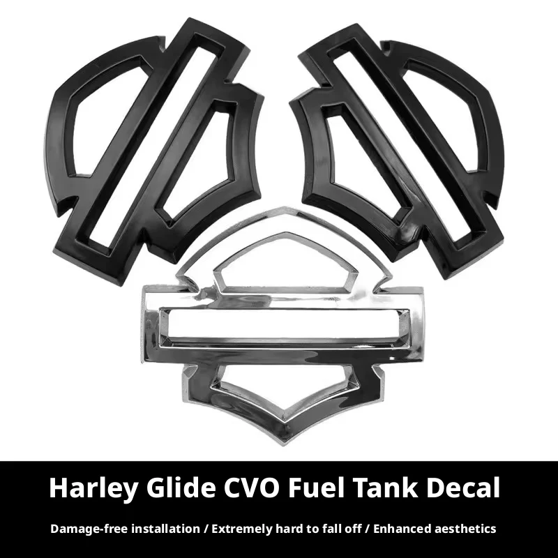 For Harley Davidson 3D Metal Accessories Motorcycle Stickers Emblem Logo Decals Side Body Badge Decoration Sticker For Fuel Tank