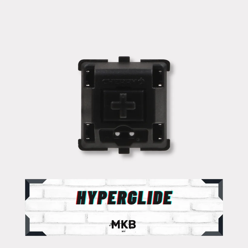 Imagem -03 - Cherry mx Hyperglide Preto Linear Switches Interruptor para Teclado Mecânico ou Gaming Estoque Pronto