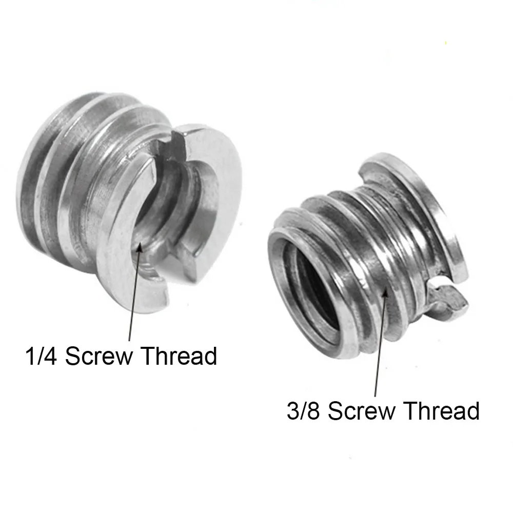 5 PCS Camera Accessories Camera Screw Conversion Nut 1/4 To 3/8 Inch Adapter Mount for Camera Tripod Monopod Ball Heads