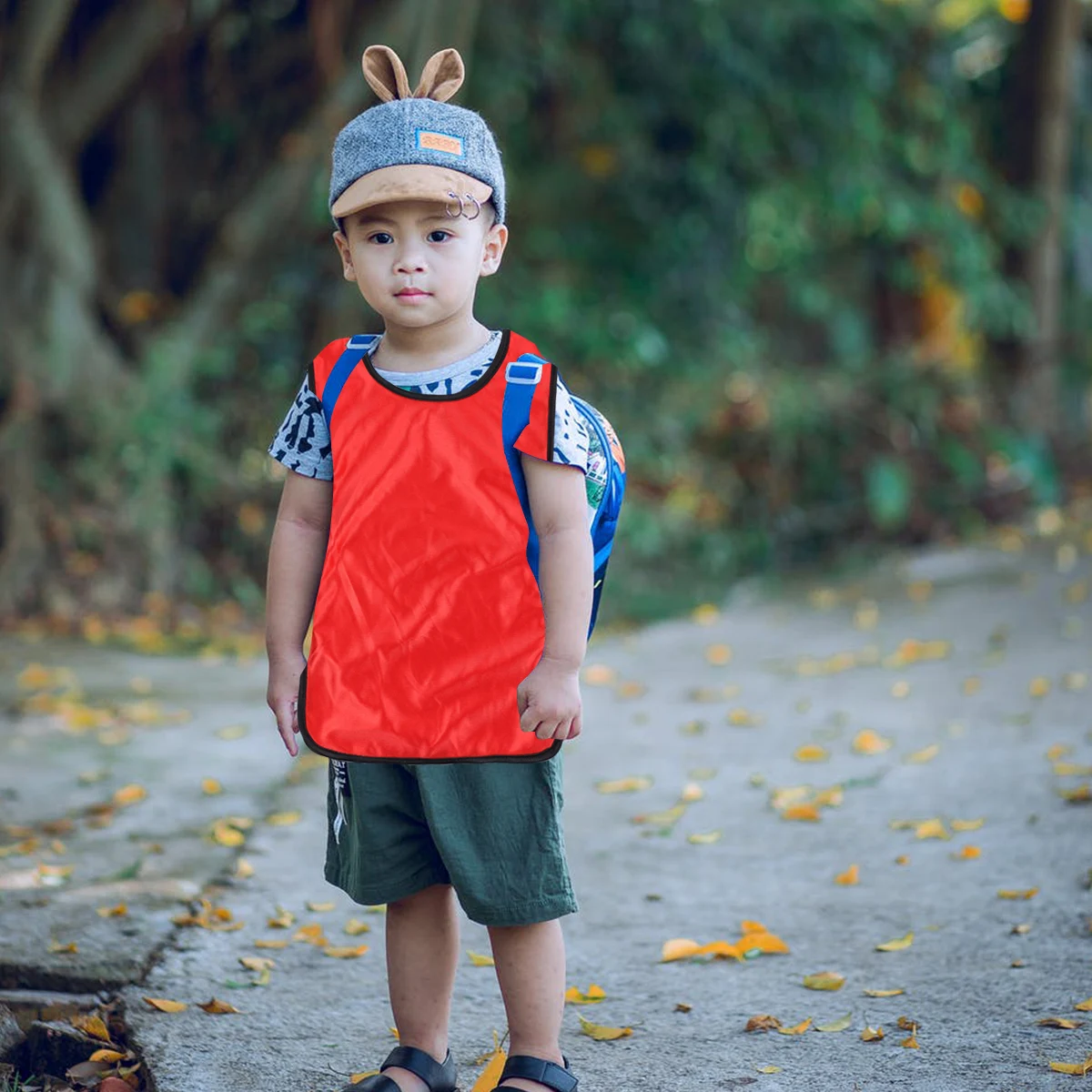 

6pcs Orange Scrimmage Vest Vest Kids Breathable Football Pinnies Scrimmage Waistcoat For Child Sportswear Practice