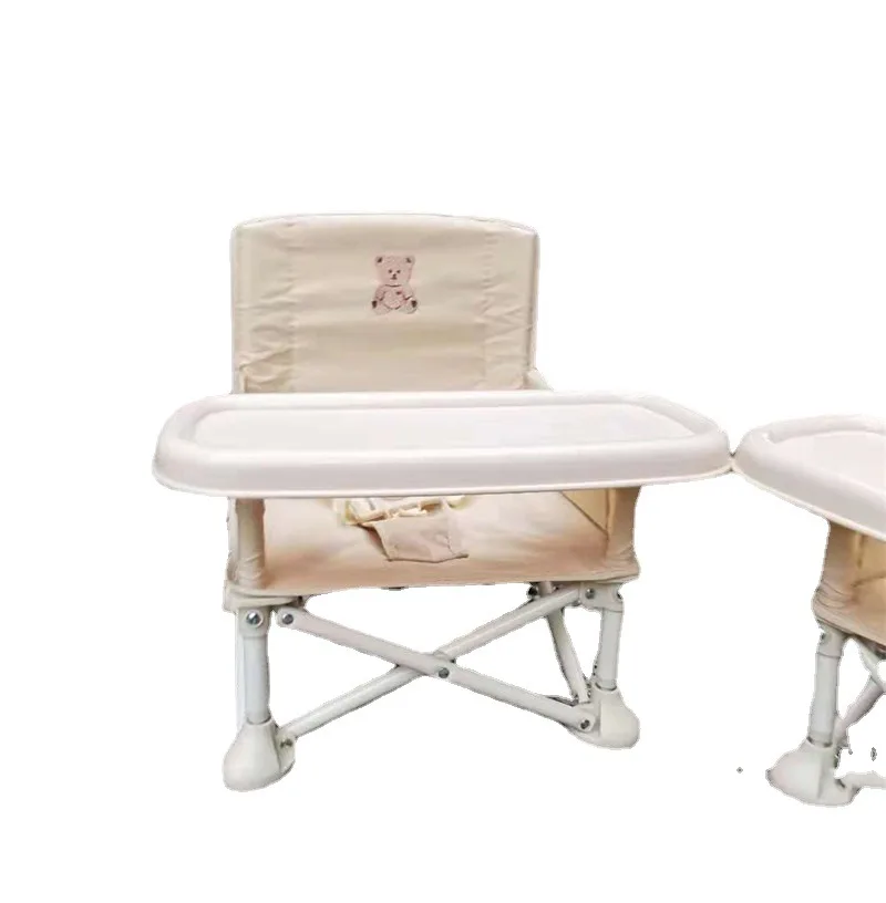 Bebê coreano Cadeira de jantar, Cadeira dobrável conveniente, Baby Learning Chair, Cadeira de piquenique infantil, Ins