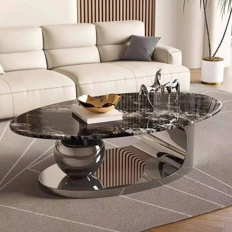 Movable Center Small Retro Simple Nordic Portable Luxury Modern Coffee Tables for Living Room Bed Side Table Bedroom - view 6