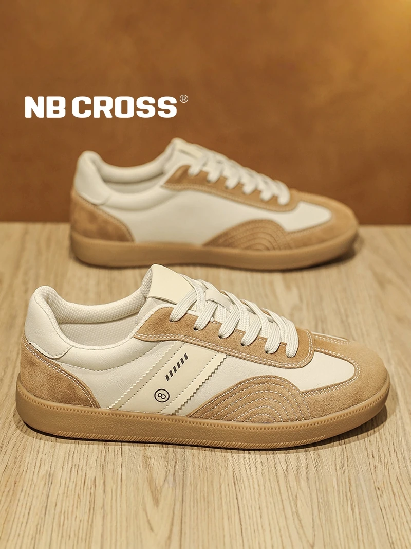 

NB CROSS Men's Casual Thi Bot Sports oes Lightweight Anti-slip Dequn oes Faionable Youth Sneakers Comfortable