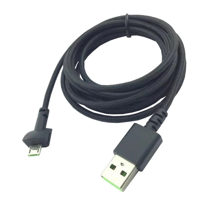 Nylon geflochtenes Micro-USB-Ladekabel für Razer Seiren Mini-Mikrofon Micro-USB-Ladegerät Kabel Mikrofon kabel Ersatz