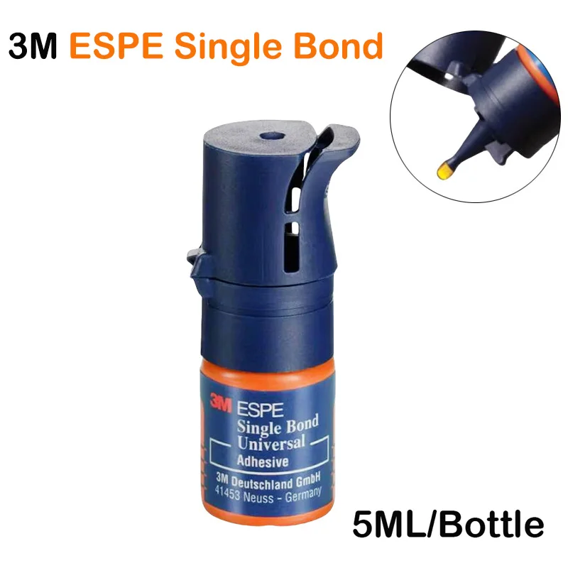 3M ESPE Single Bond Dental Universal Adhesive Bonding Light Cure Bonding Agent Teeth Glue 5ML/Bottle Dentistry Material