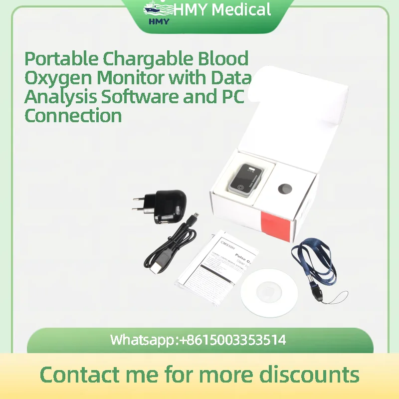 

Профессиональный пульсоксиметр CMS50H с OLED-дисплеем | Мгновенный считывание для SPO2 и частоты пульса | Непрерывный мониторинг здоровья