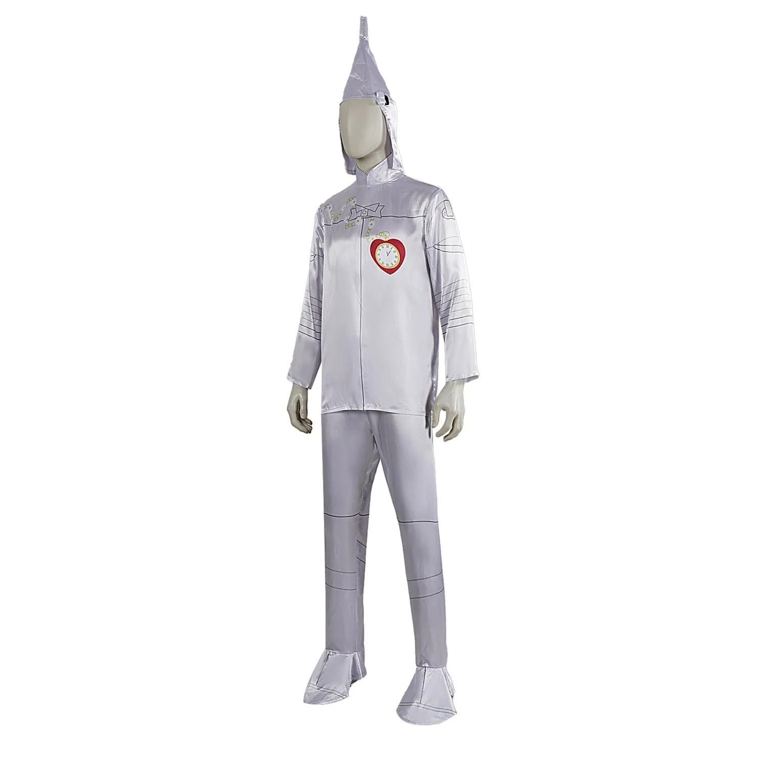 زي رجل الحديد للبالغين من الجنسين لعيد الهالوين، زي ساحر أخضر على طراز المرأة من فيلم ساحر أوز، بدلة الرجل الحديدي للحفلات وا...