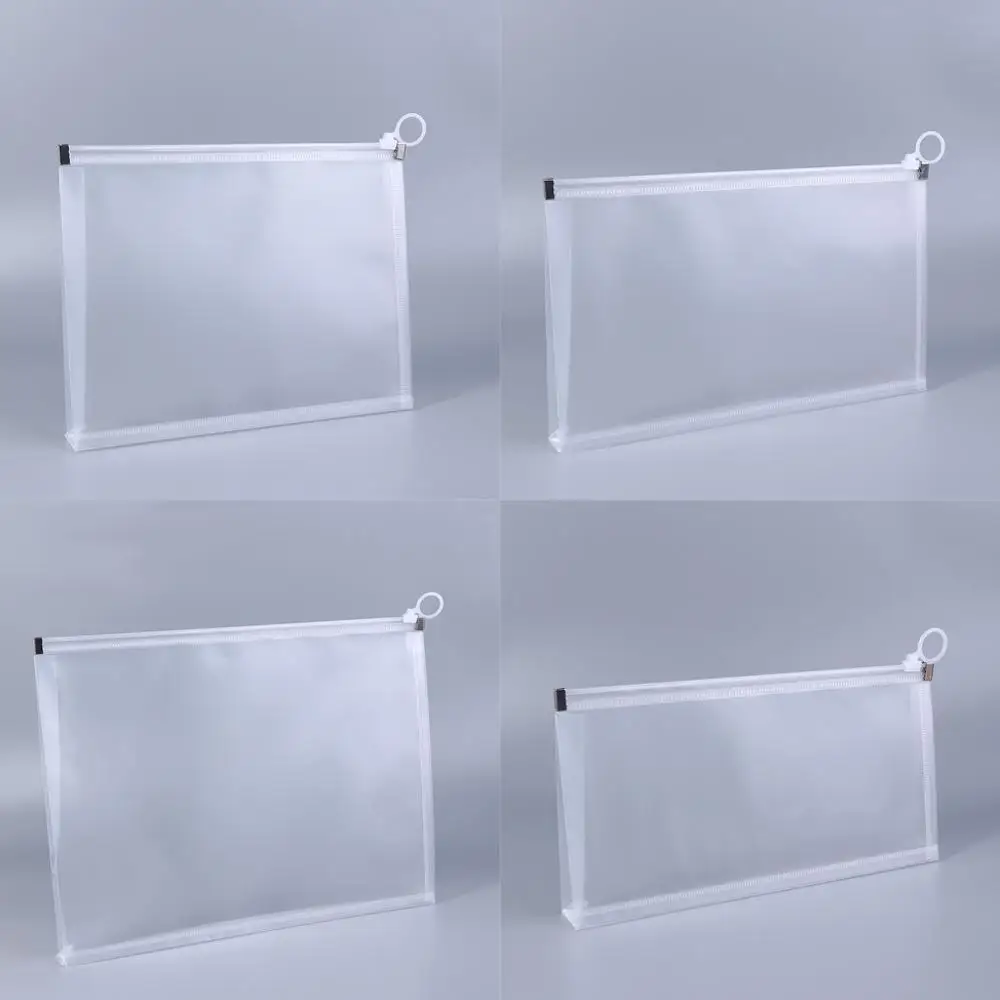 

Supplies Desk Storage Binder Bag B5 A4 A5 A6 Size Zipper Folders Document Bag Office File Holder Binder Pockets School Folder