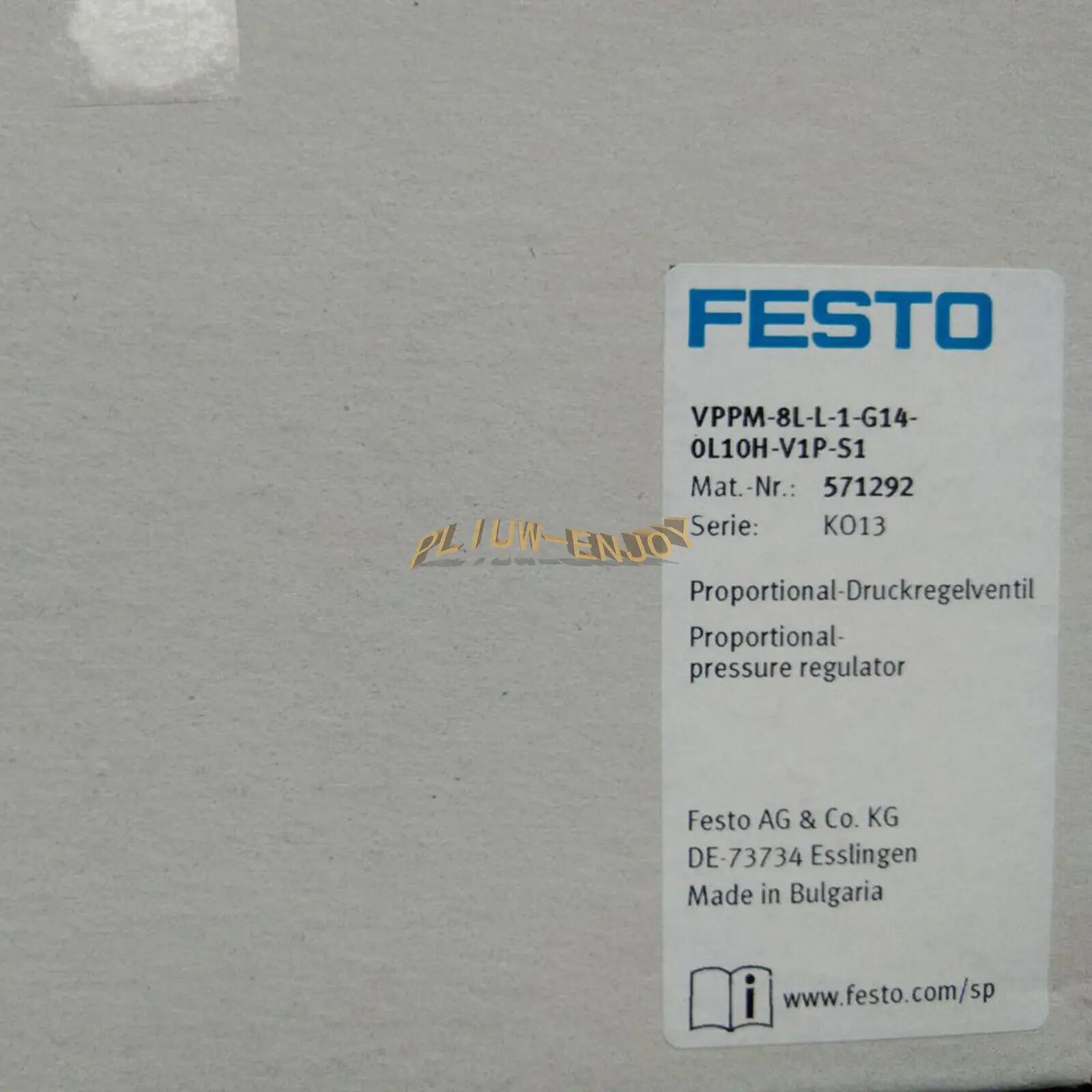 1PCS NEW IN BOX FESTO VPPM-8L-L-1-G14-0L10H-V1P-S1 571292 Proportional valve