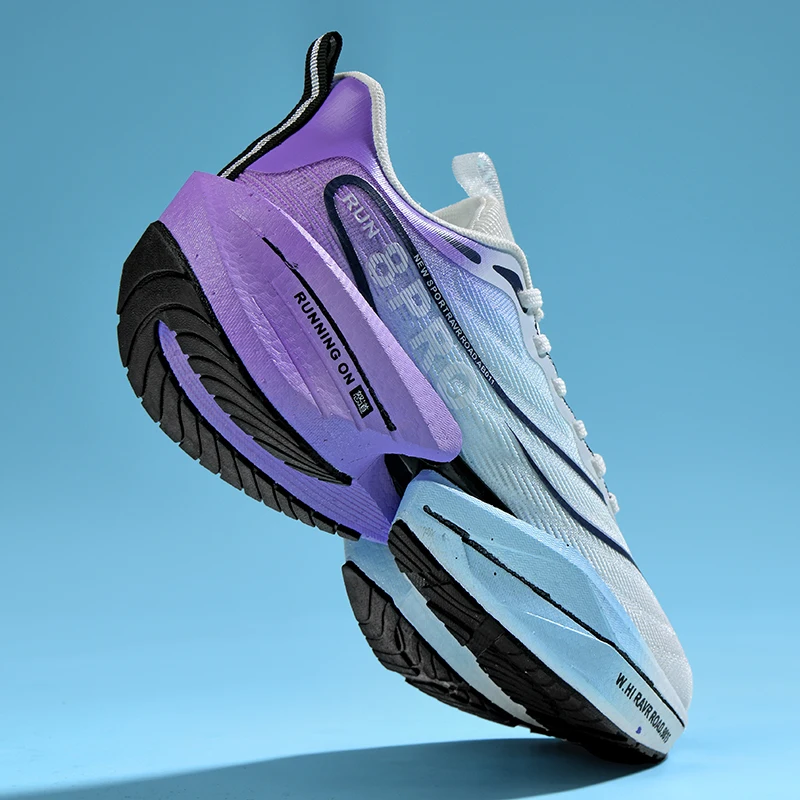 NEW 2025 Marathon Air Cushion Men Sports Running Shoes Breathable Lightweight Women's Comfortable Athletic Nonskid Sneakers image 3