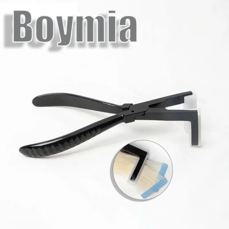 

Boymia Tape Hair Pliers Professional Stainless Steel Extensions Tape Sealing Plier Ergonomic Design For Tape Hair Salon Tools