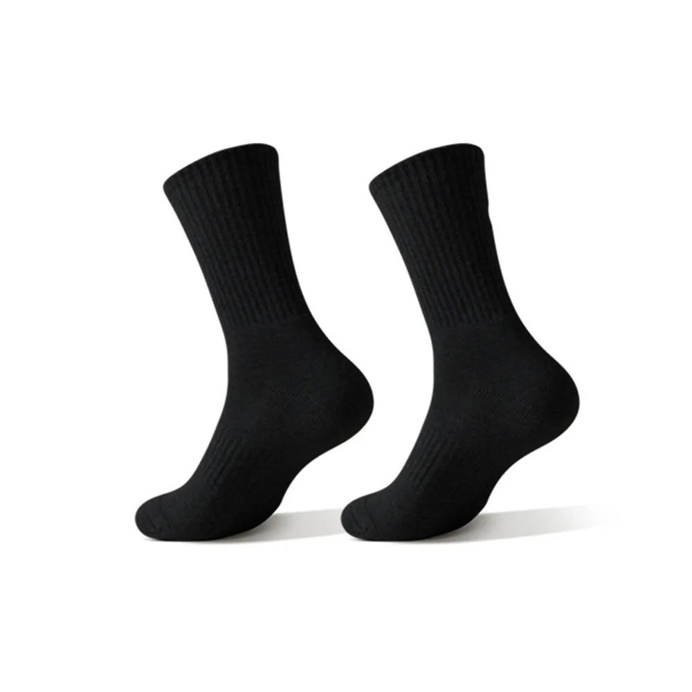 Men Solid Color Socks Simple Versatile Fashionable Socks Antibacterial Odor Resistant Breathable Comfortable Socks