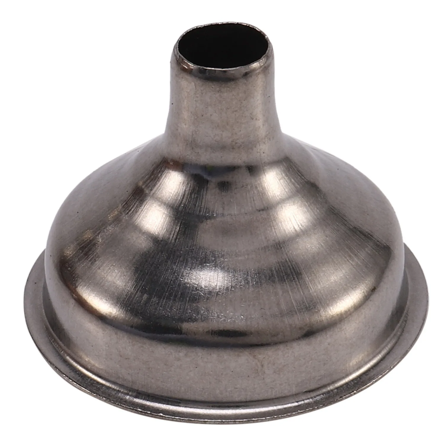 A74E-Round Stainless Steel Pocket Flask With Build-In Shot Glass 5Oz Hip Flask Mirror Polished Mini Alcohol Bottles