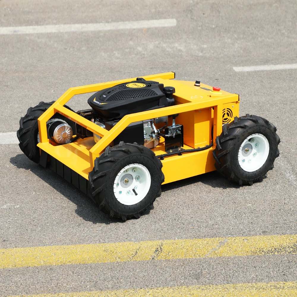 맞춤형 크롤러 원격 제어 잔디 깎는 기계, 무선 제어 잔디 깎는 로봇, 저렴한 가격, 고품질, 무료 배송