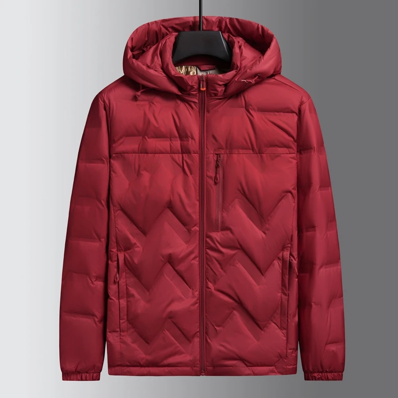 سترة رجالية خفيفة الوزن سترة جديدة خفيفة الوزن وقبعة محمولة للرجال مقاس كبير XL-6XL #2